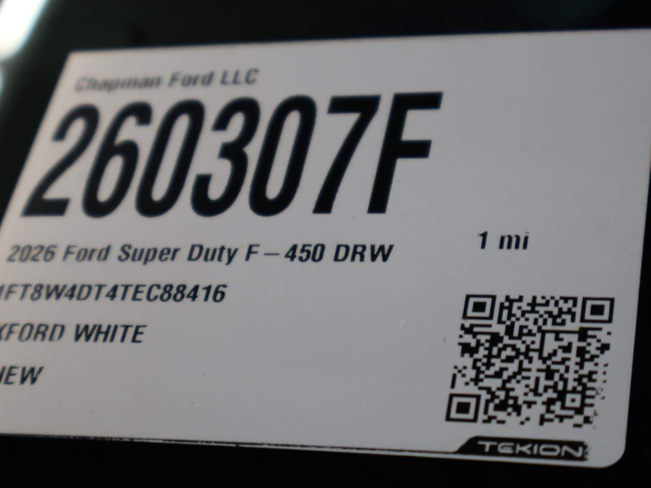 2026 Ford F-450 Super Duty DRW XL