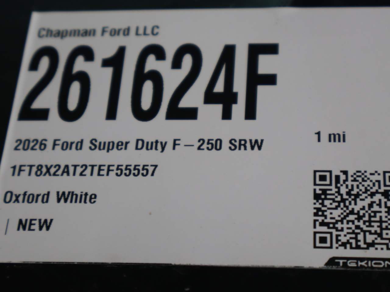 2026 Ford F-250 Super Duty SuperCab XL