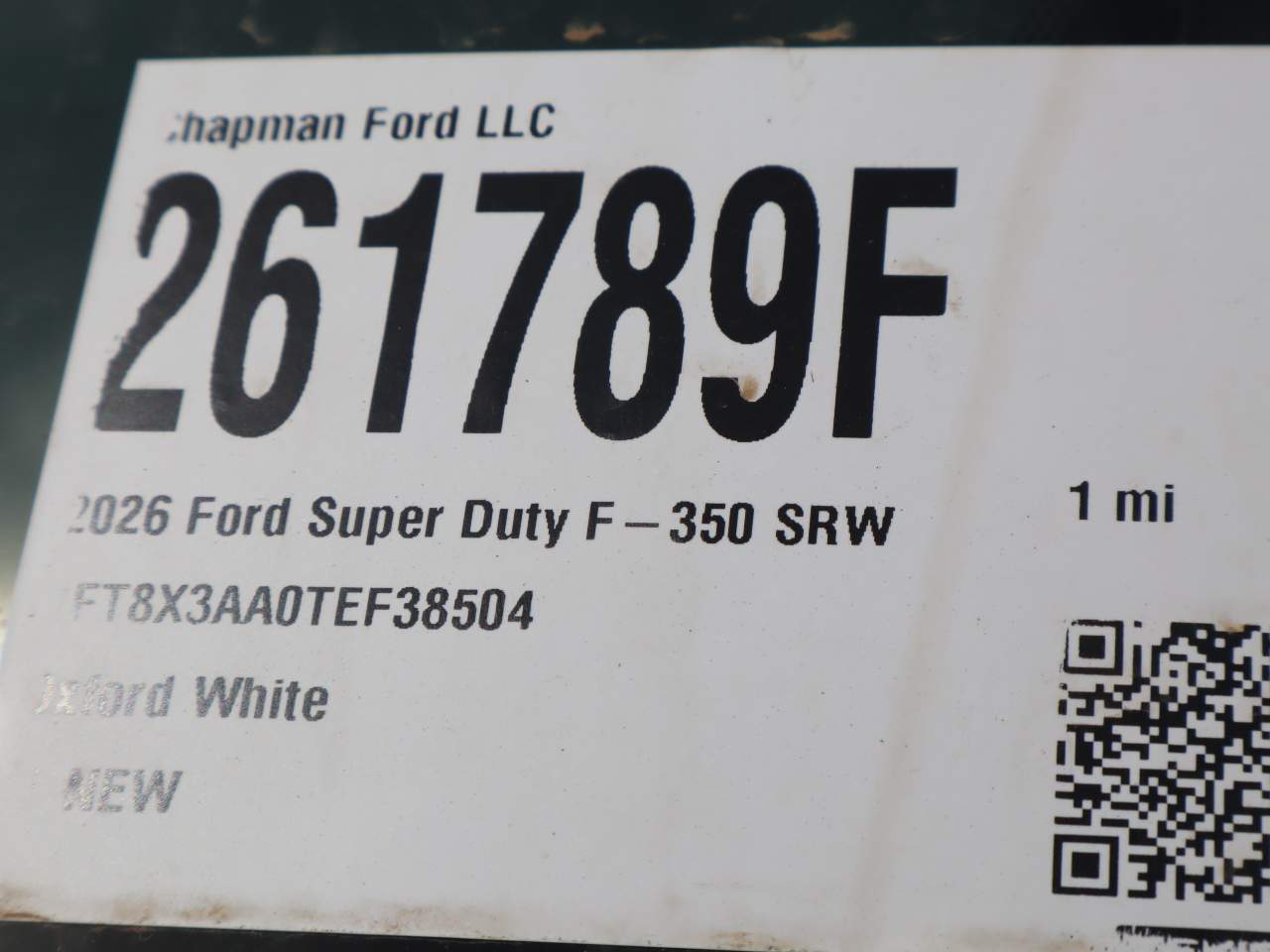 2026 Ford F-350 Super Duty SRW SuperCab XL