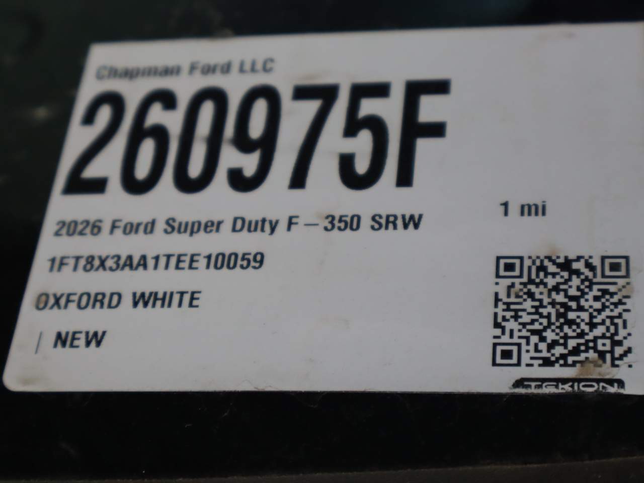 2026 Ford F-350 Super Duty SRW SuperCab XL