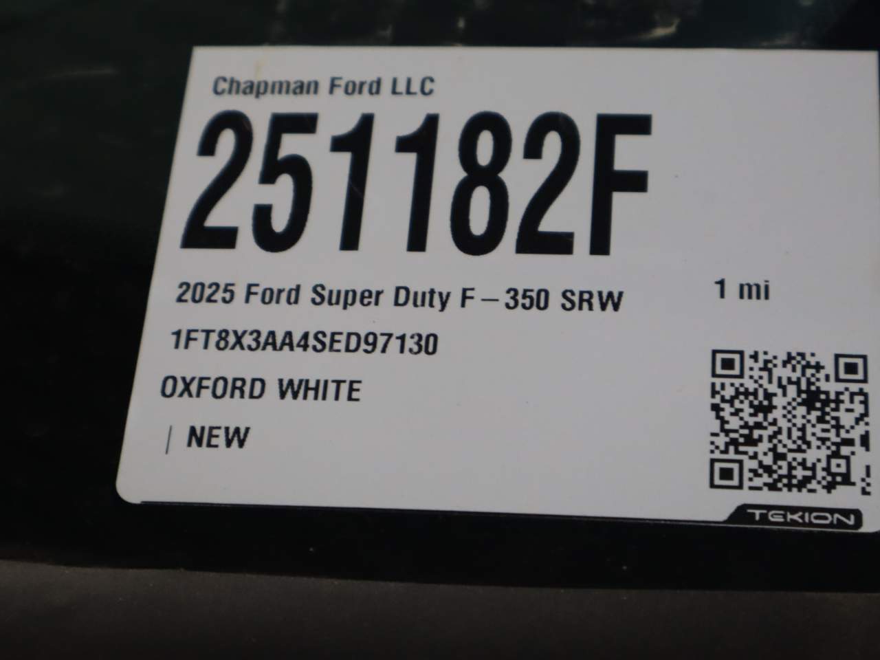 2025 Ford F-350 Super Duty SRW SuperCab XL