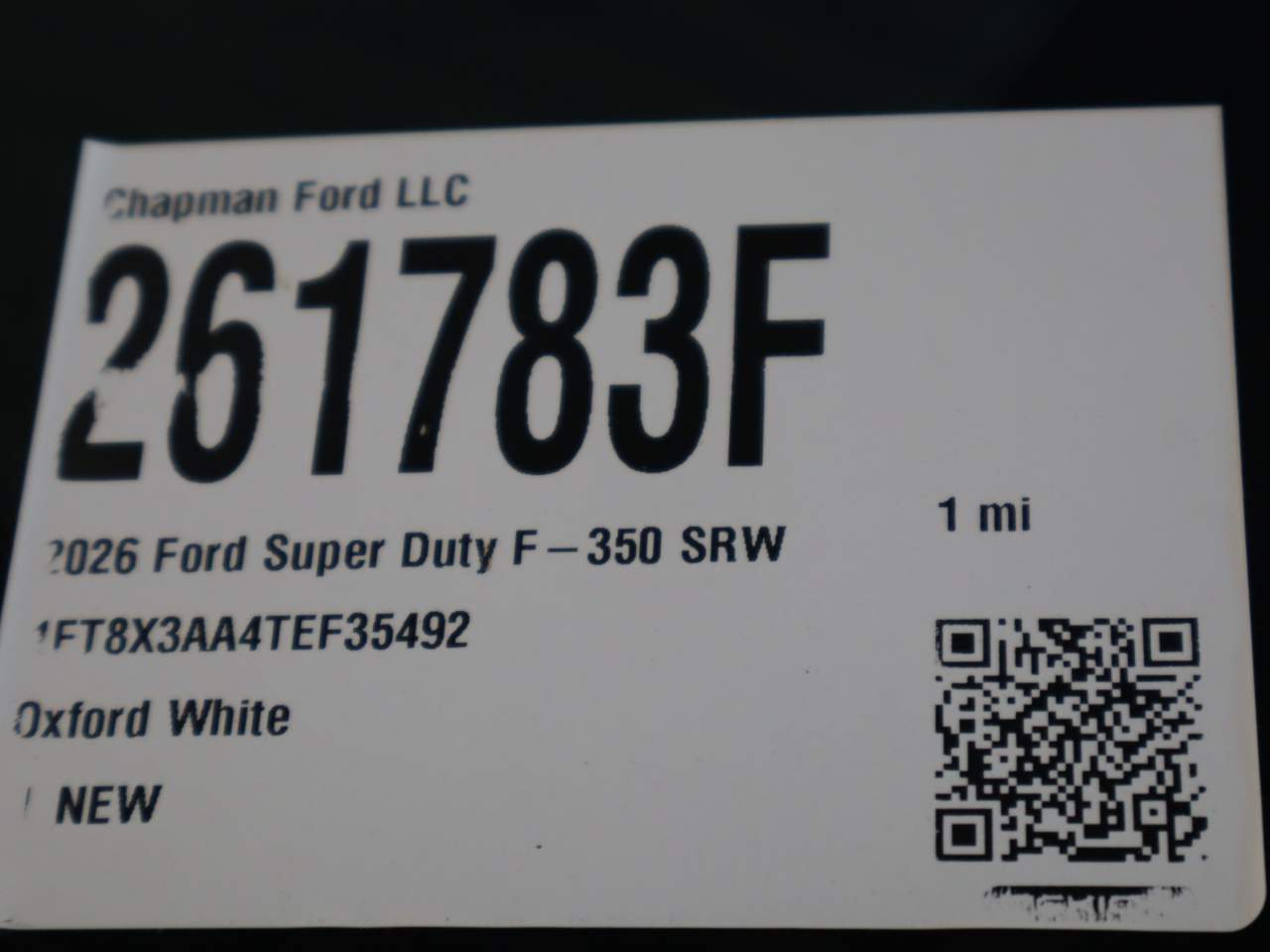 2026 Ford F-350 Super Duty SRW SuperCab XL