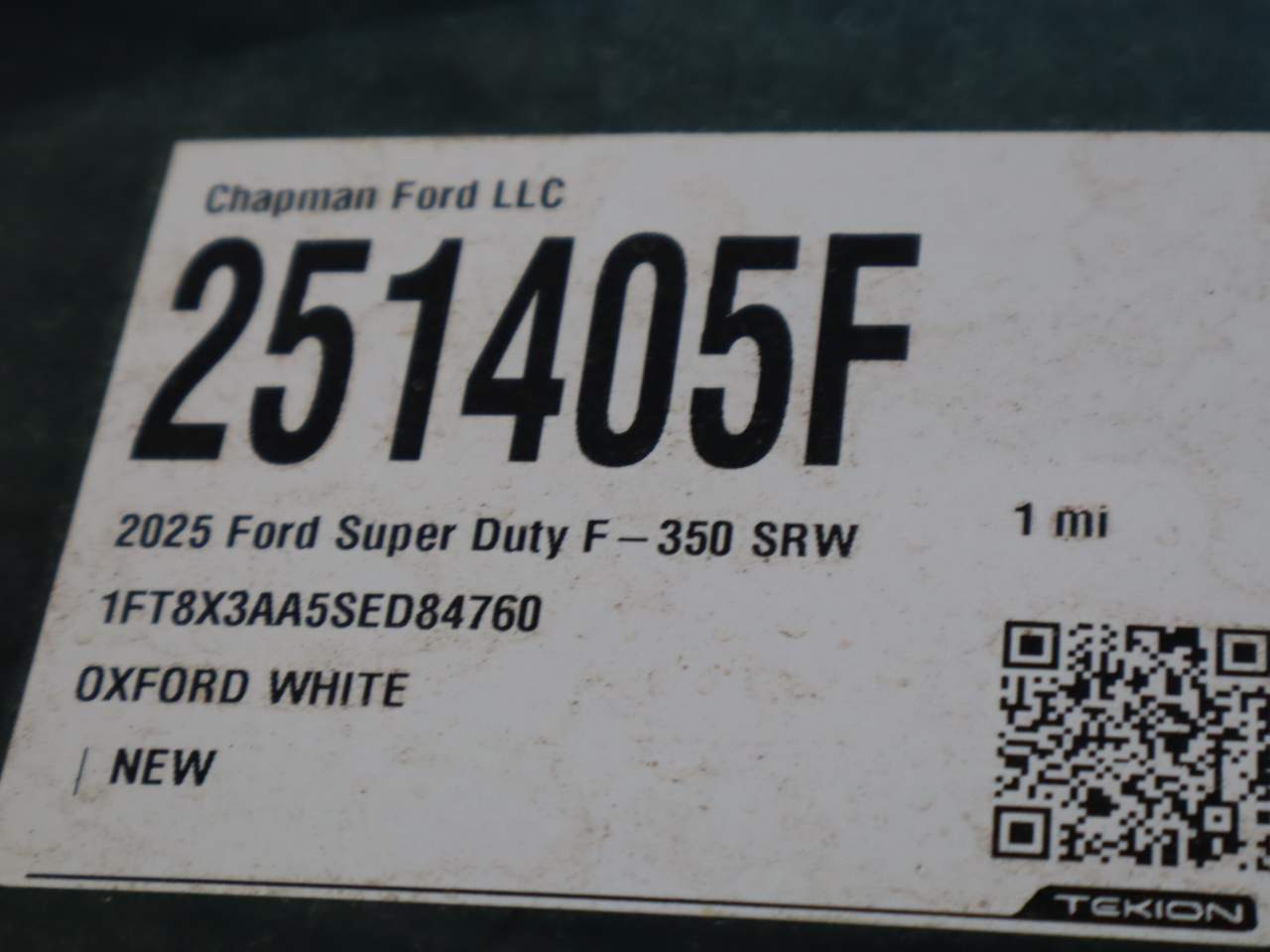 2025 Ford F-350 Super Duty SRW SuperCab XL