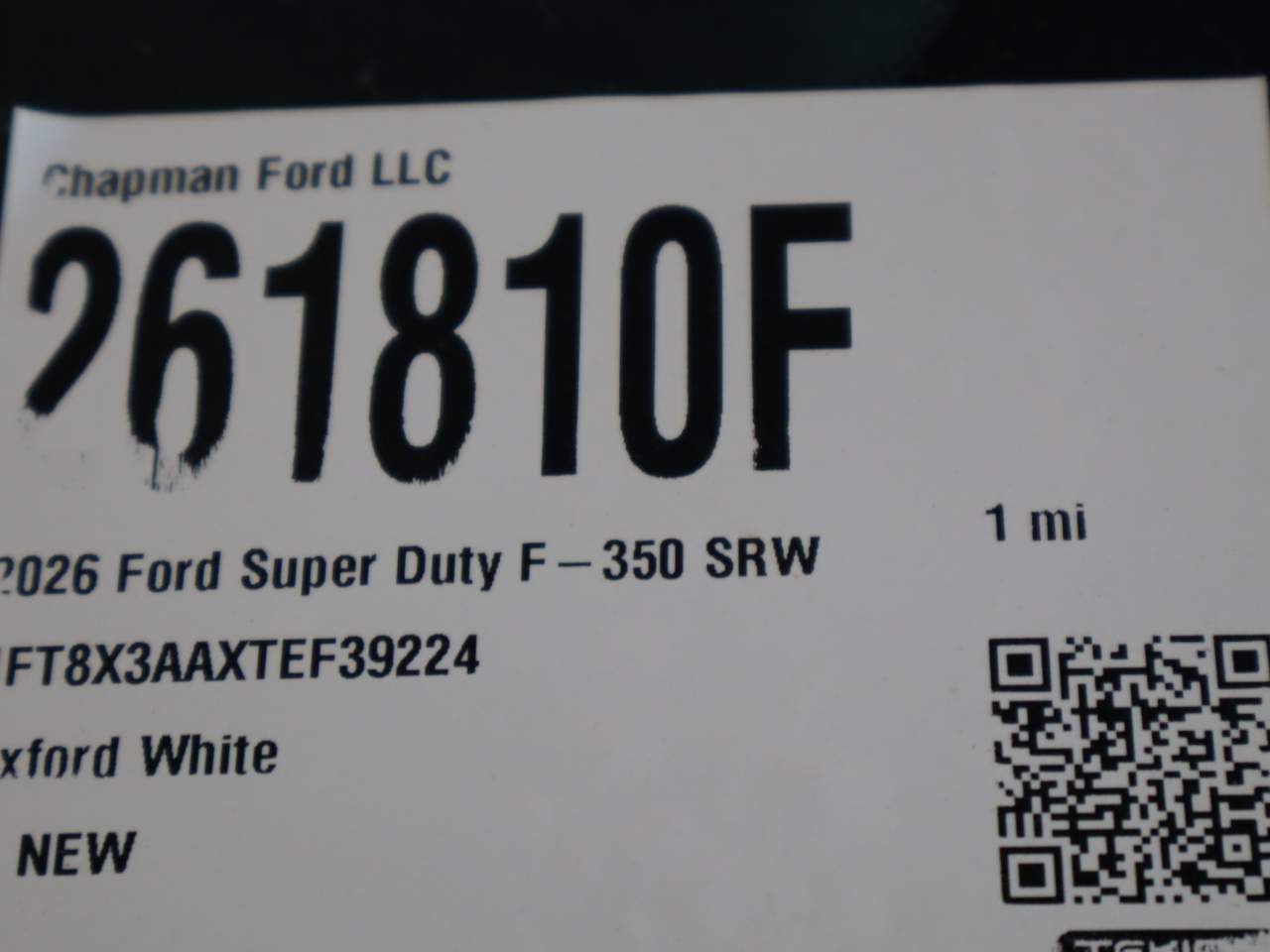 2026 Ford F-350 Super Duty SRW SuperCab XL