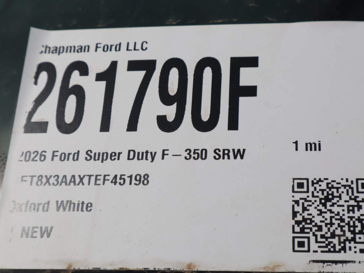 2026 Ford F-350 Super Duty SRW SuperCab XL