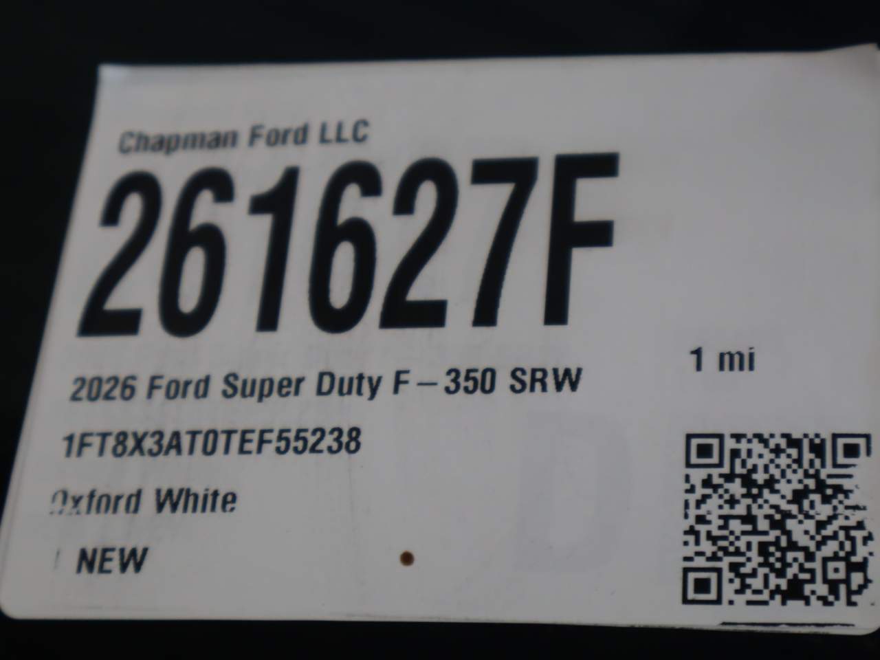 2026 Ford F-350 Super Duty SRW SuperCab XL