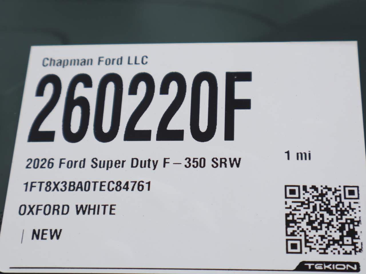 2026 Ford F-350 Super Duty SRW SuperCab XL