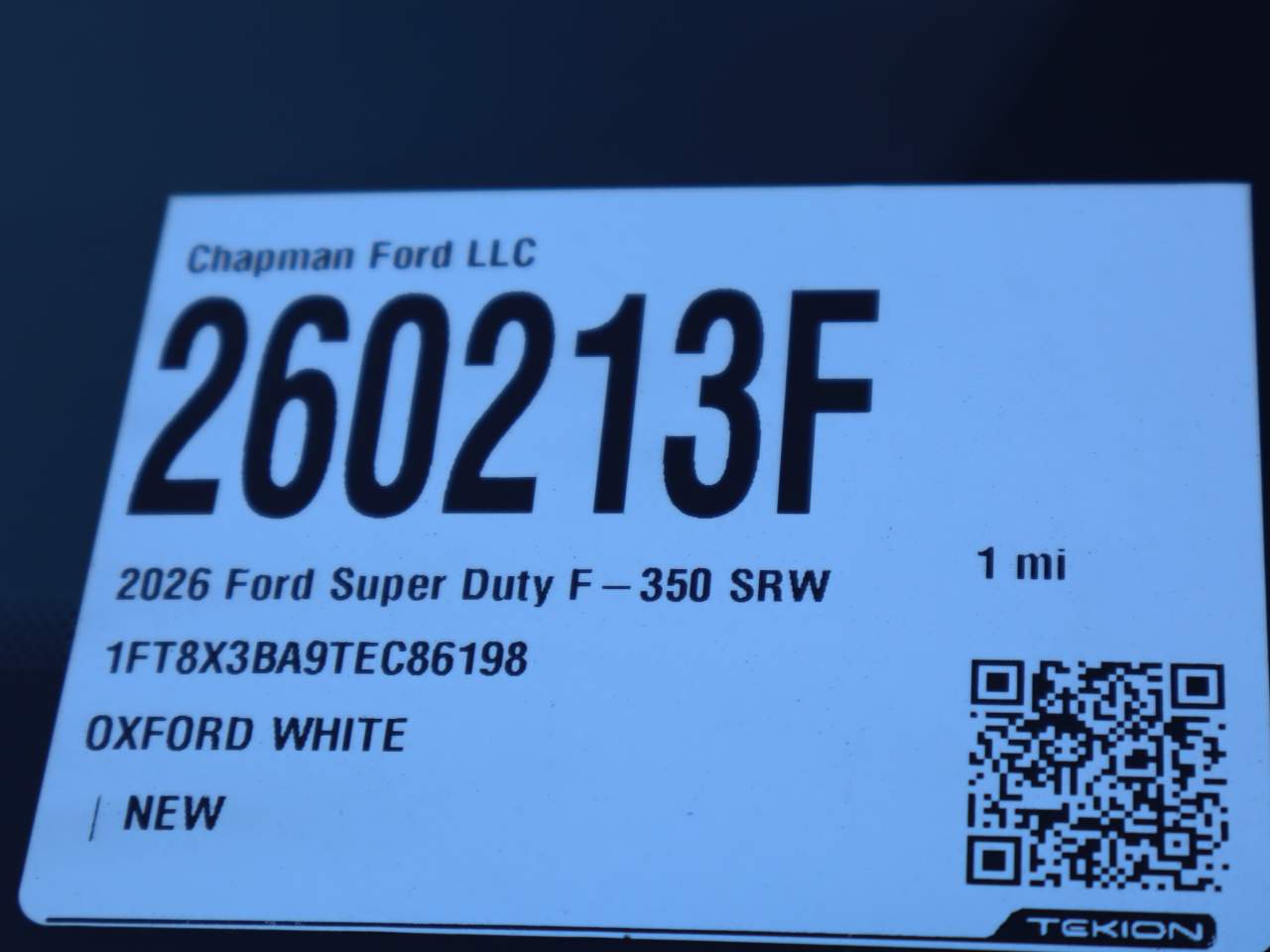 2026 Ford F-350 Super Duty SRW SuperCab XL