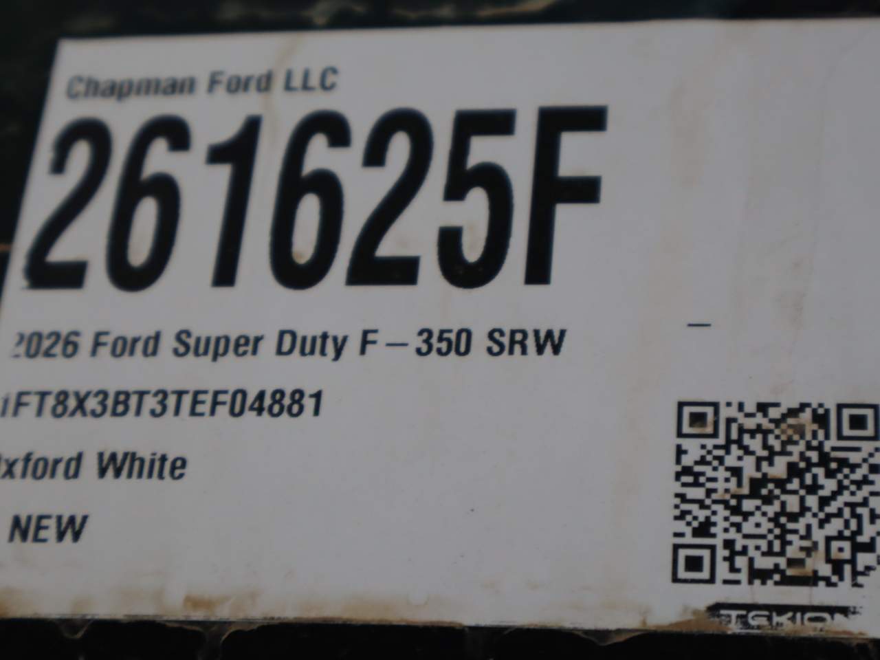 2026 Ford F-350 Super Duty SRW SuperCab XL