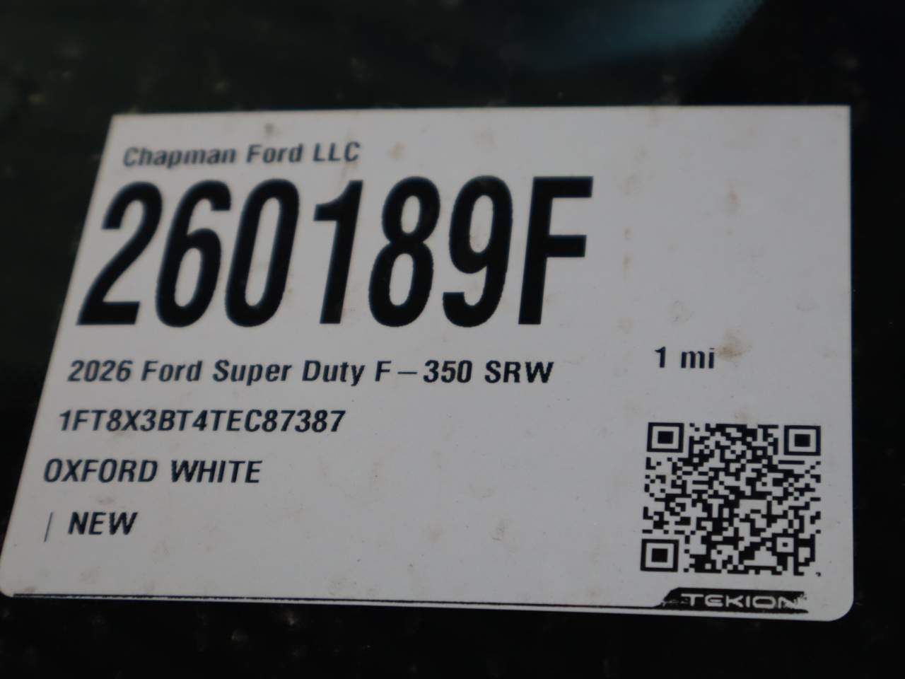 2026 Ford F-350 Super Duty SRW SuperCab XL