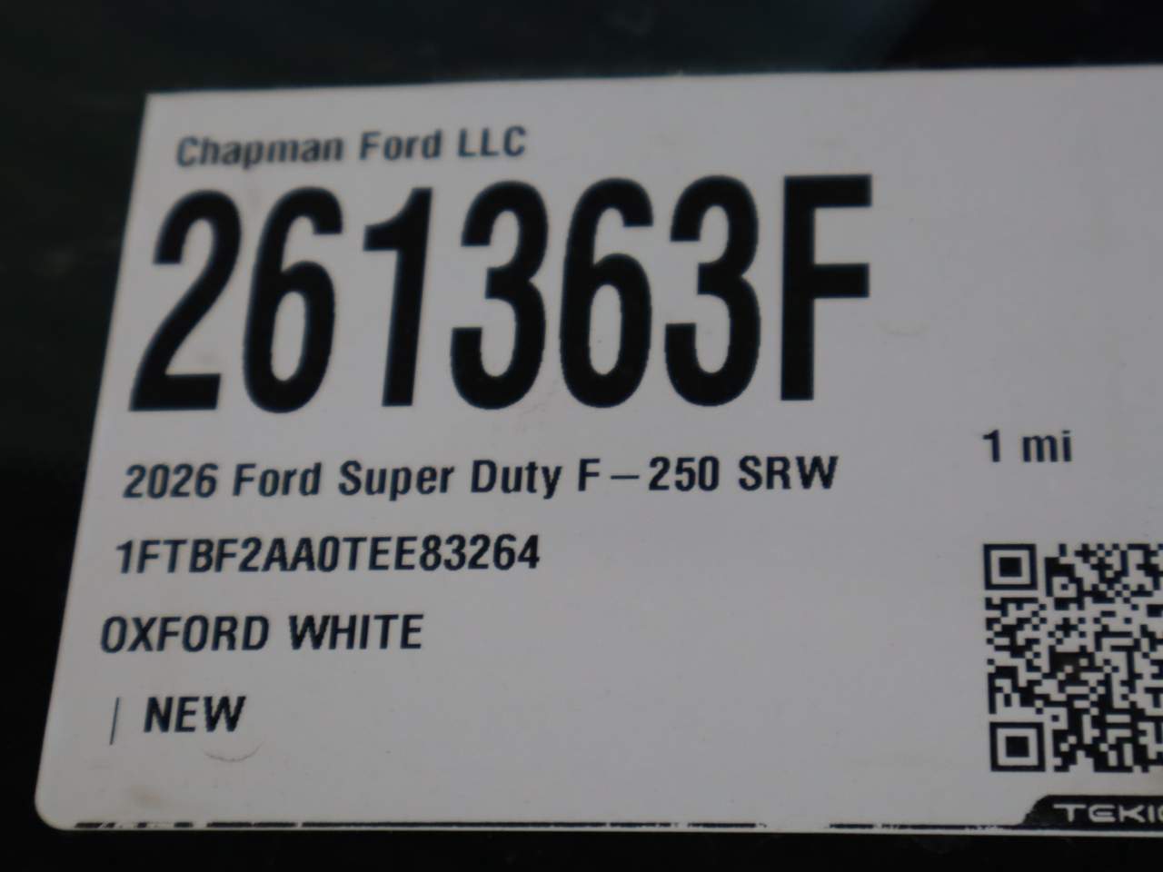 2026 Ford F-250 Super Duty XL