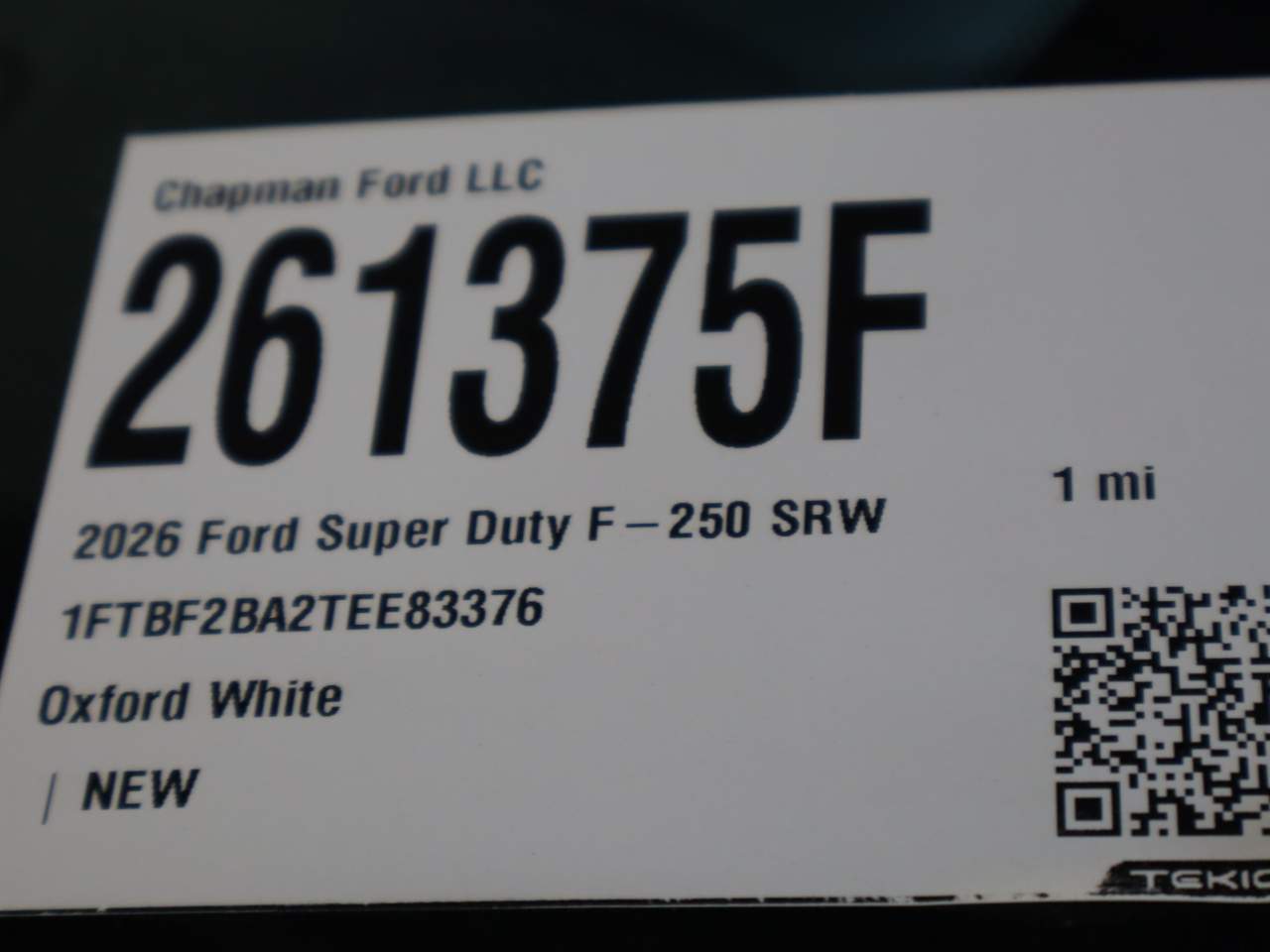 2026 Ford F-250 Super Duty XL