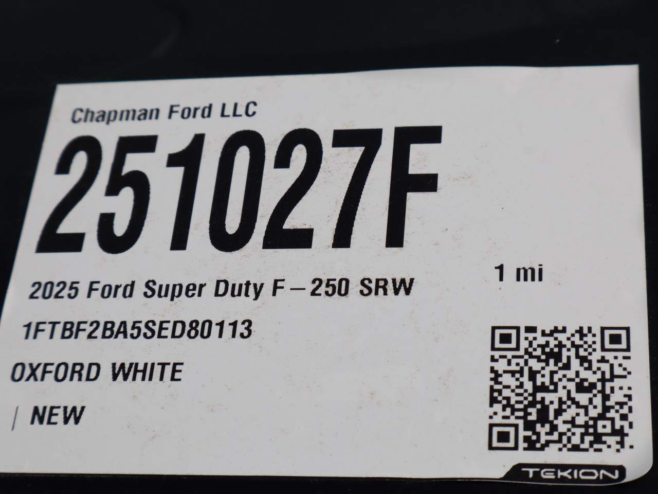 2025 Ford F-250 Super Duty XL