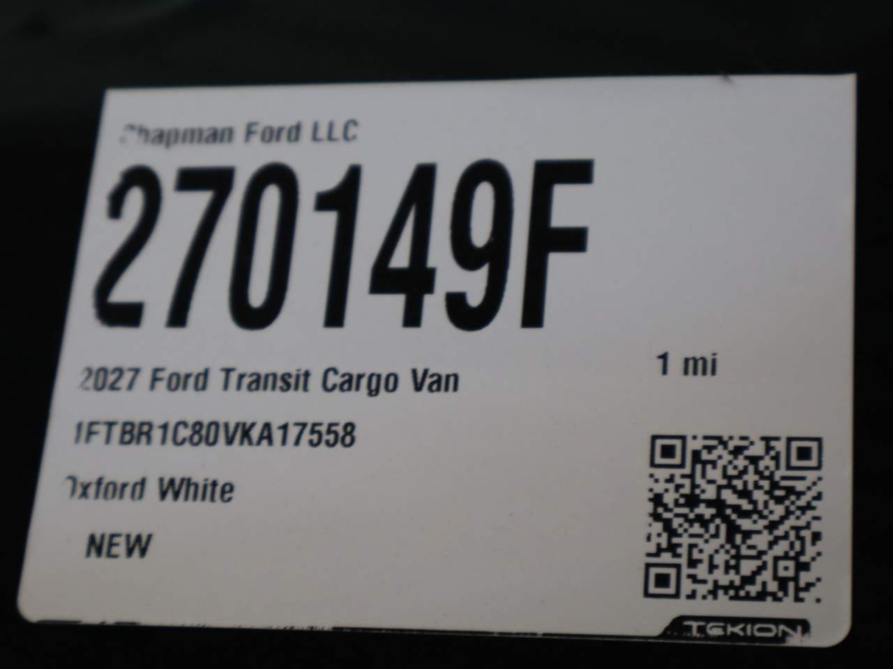 2027 Ford Transit 250