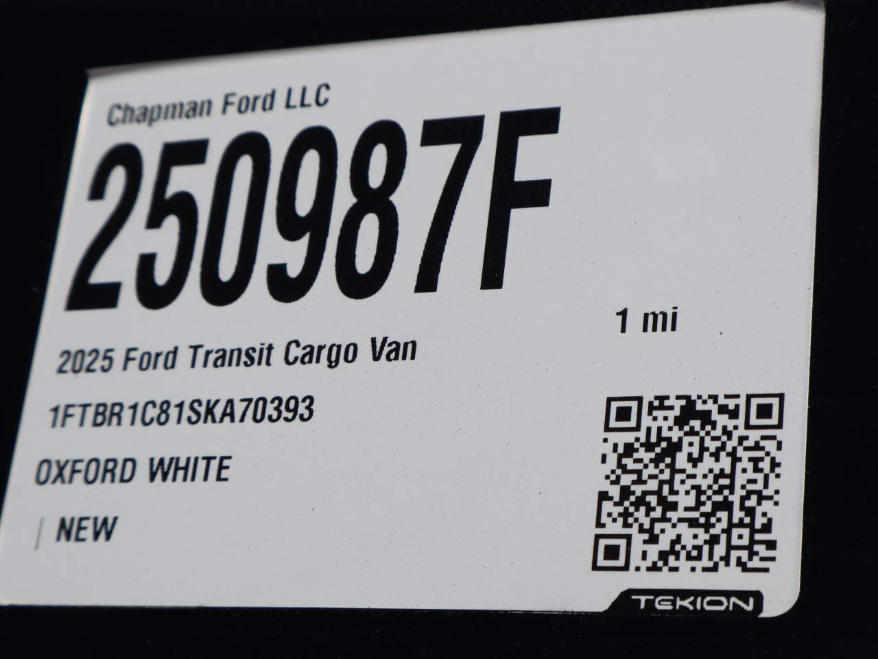 2025 Ford Transit 250