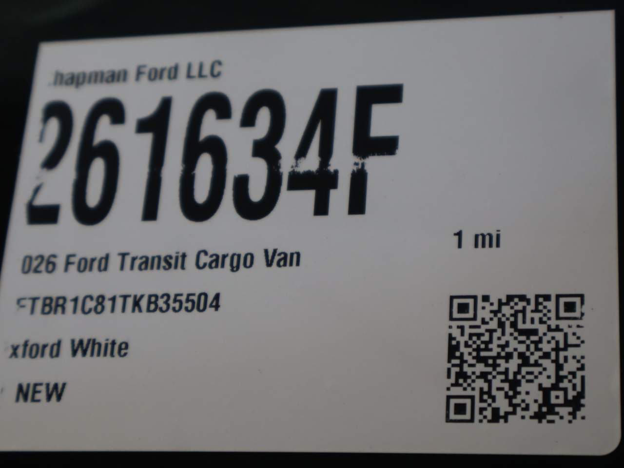 2026 Ford Transit 250