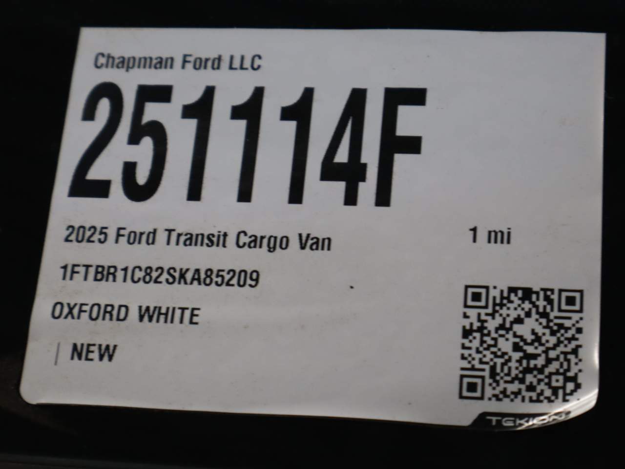 2025 Ford Transit 250
