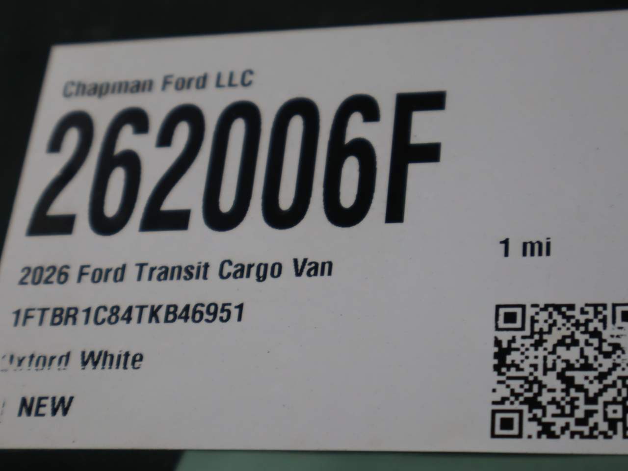 2026 Ford Transit 250