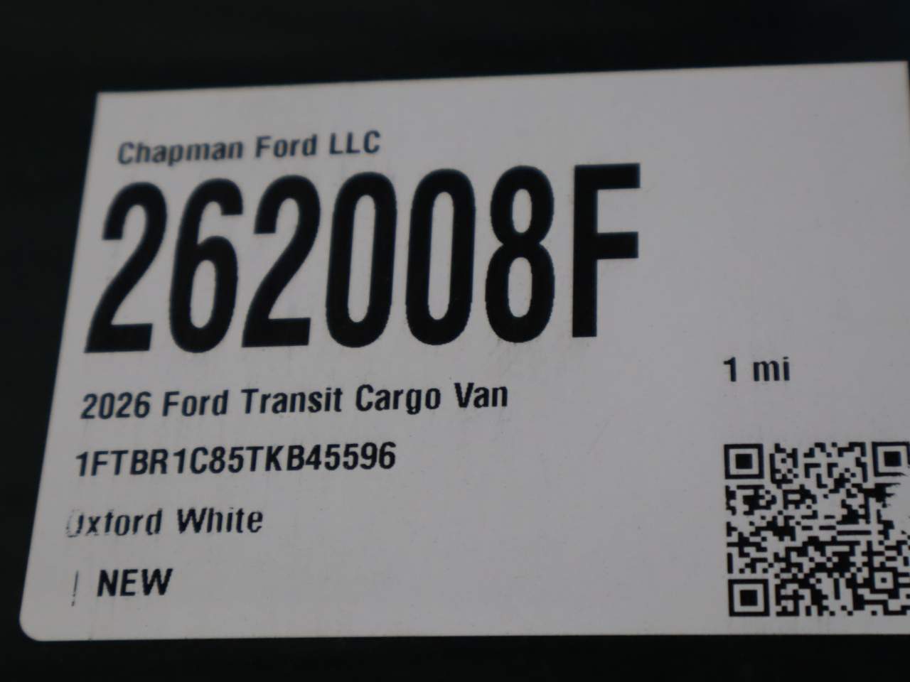 2026 Ford Transit 250