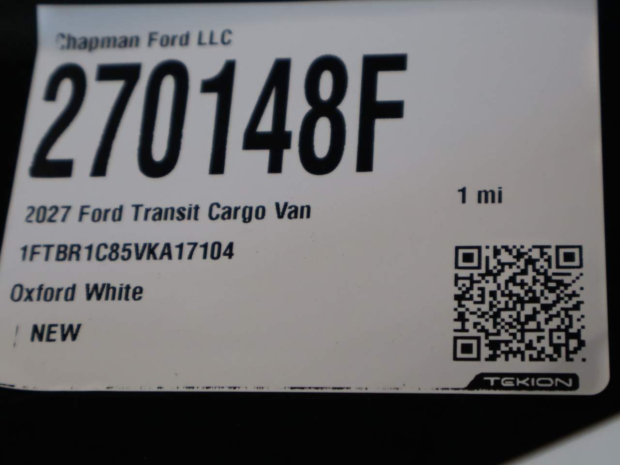 2027 Ford Transit 250