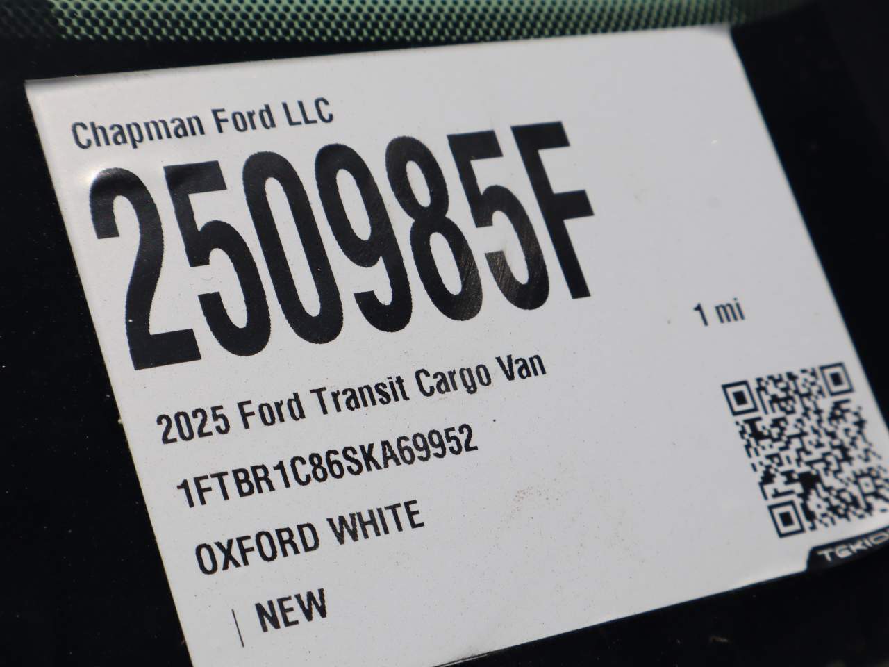 2025 Ford Transit 250