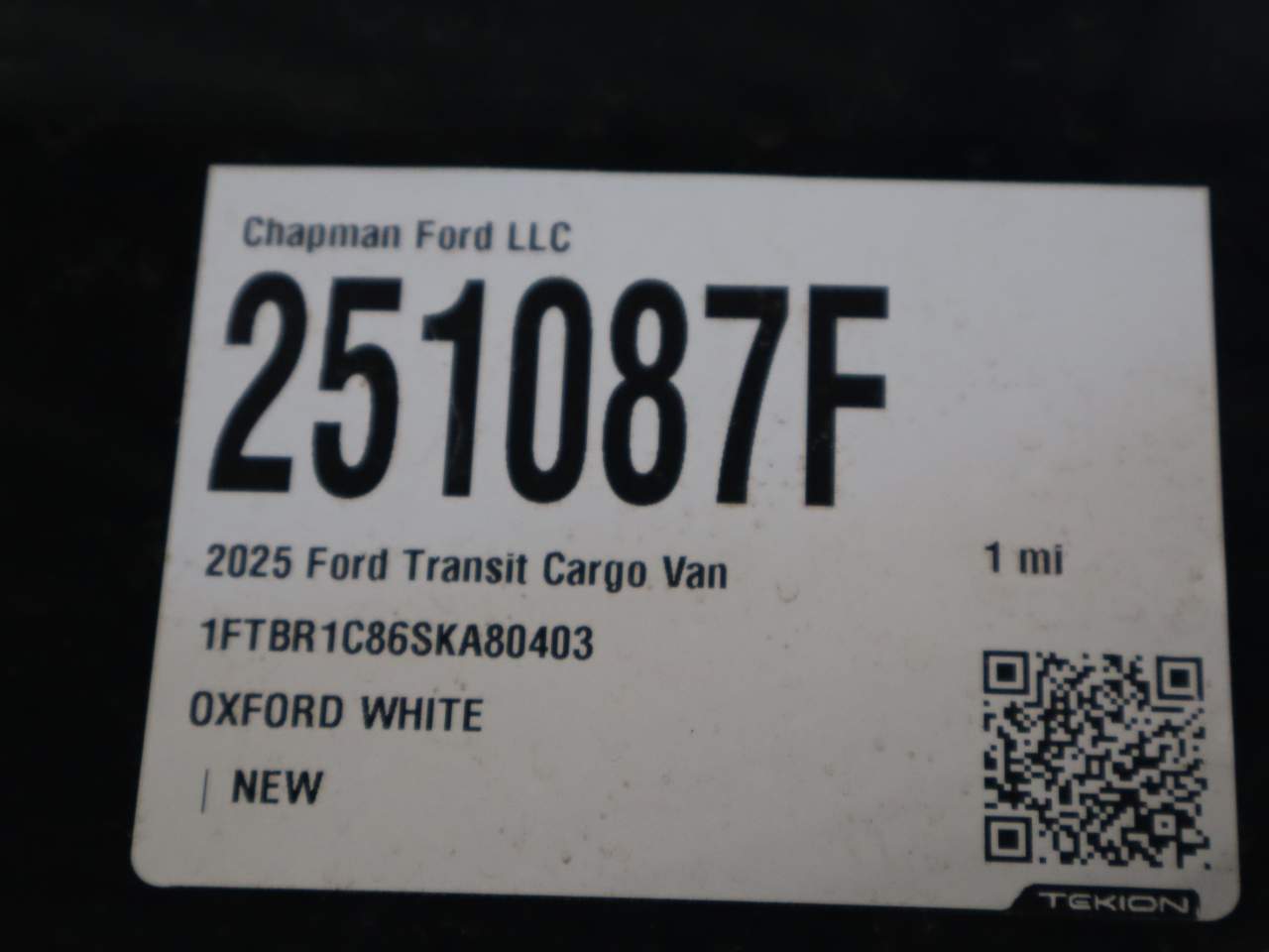 2025 Ford Transit 250