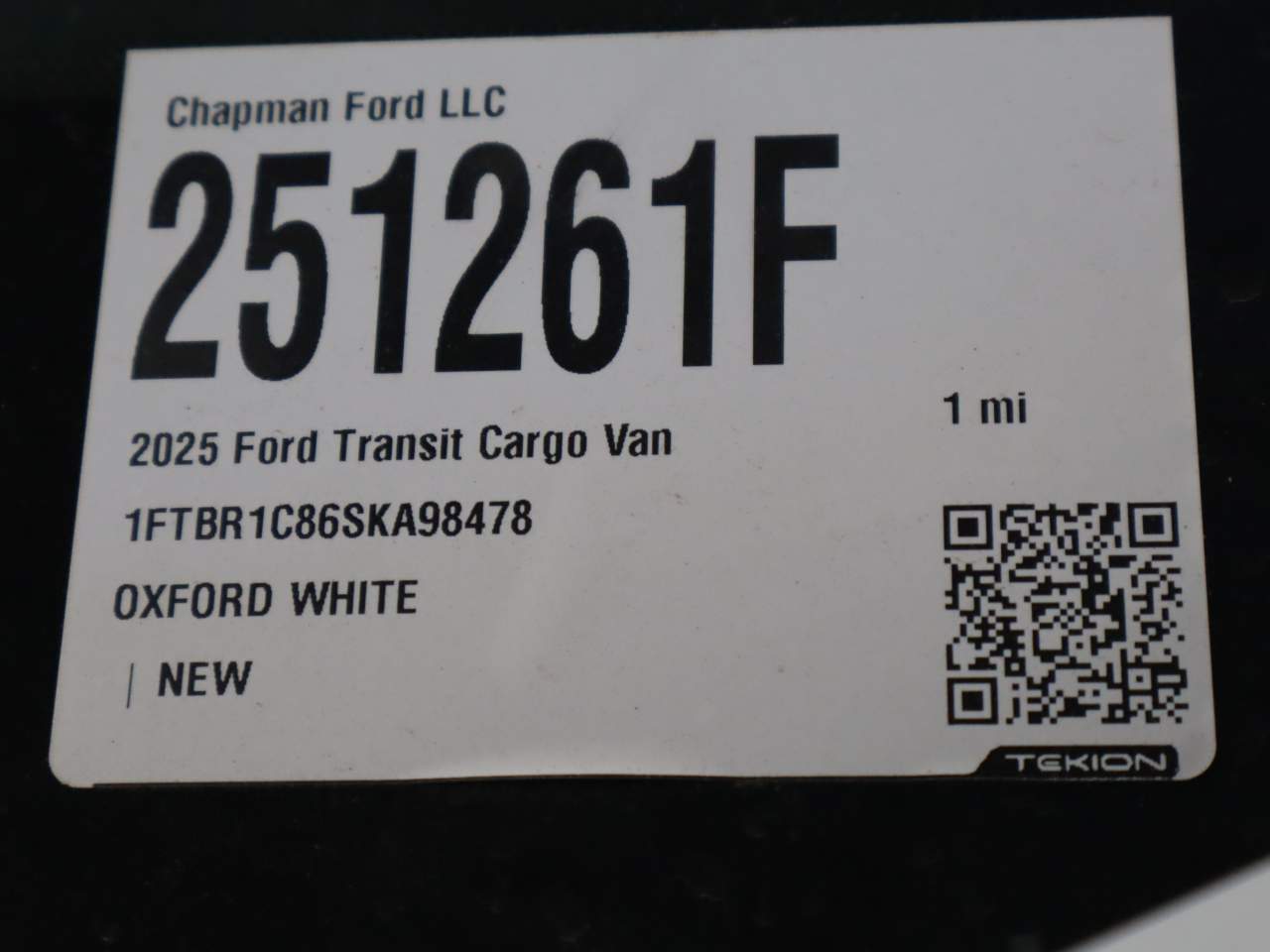 2025 Ford Transit 250