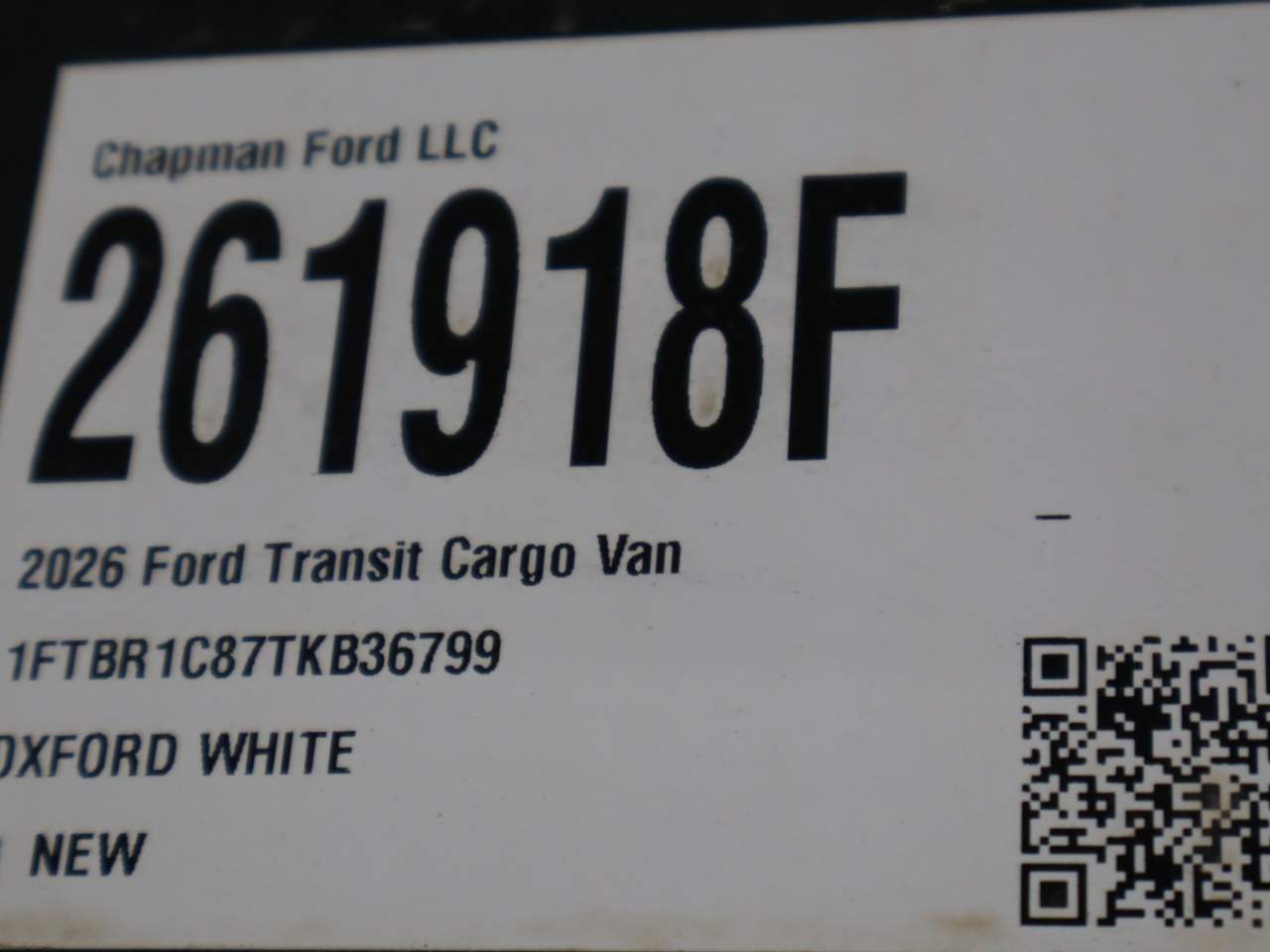2026 Ford Transit 250