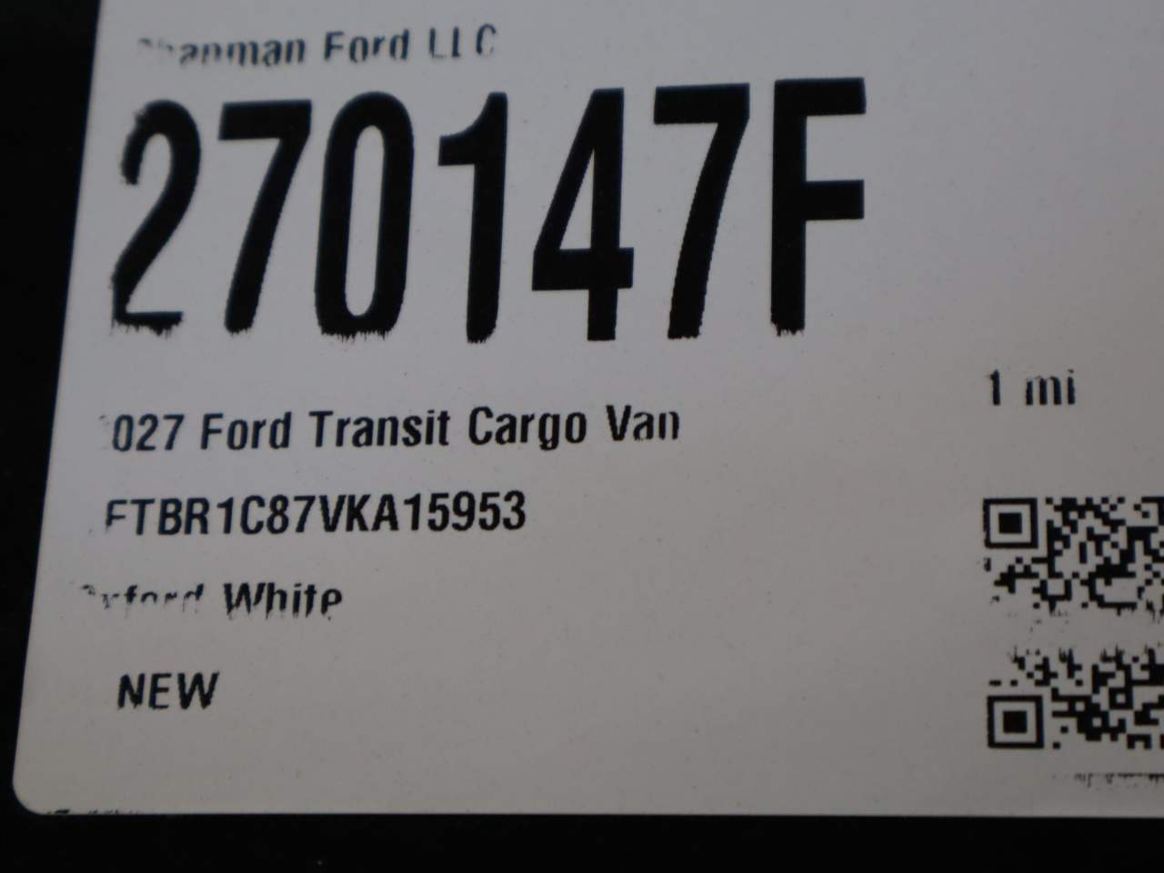 2027 Ford Transit 250