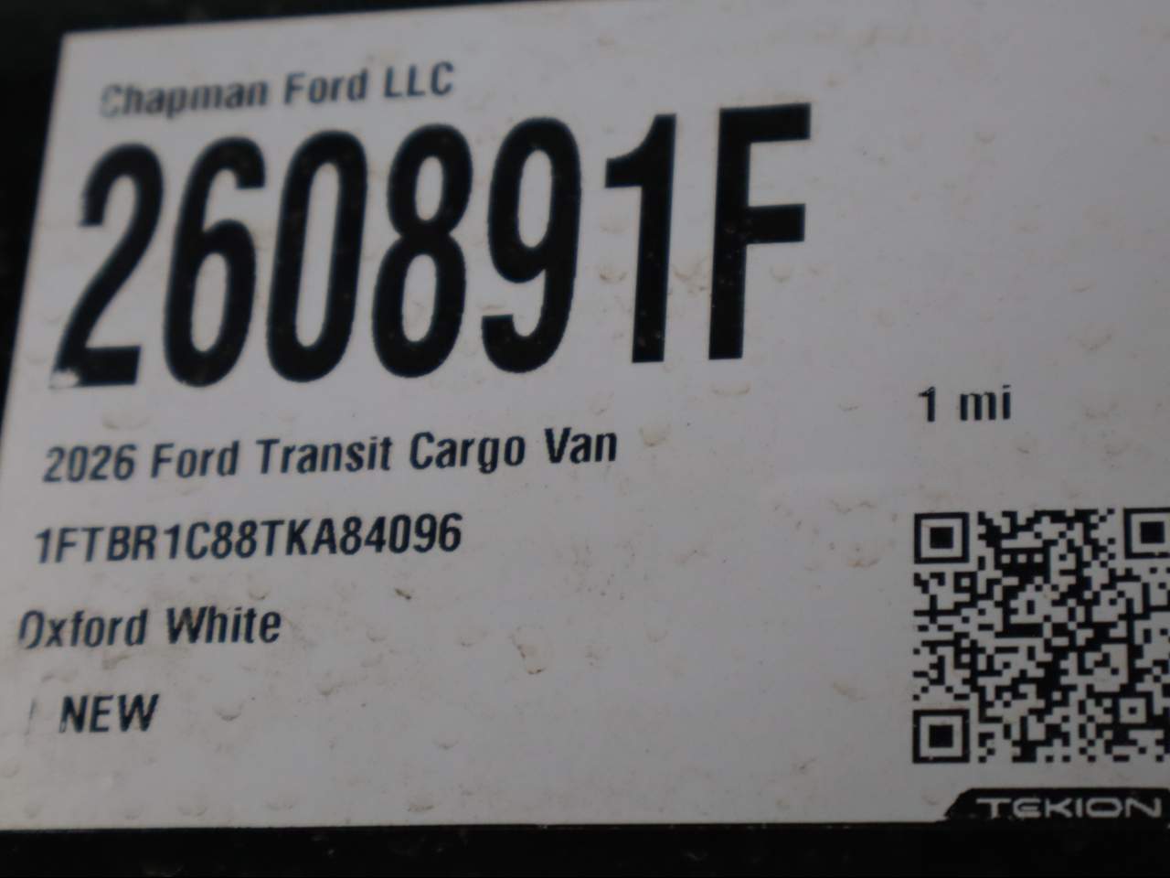 2026 Ford Transit 250