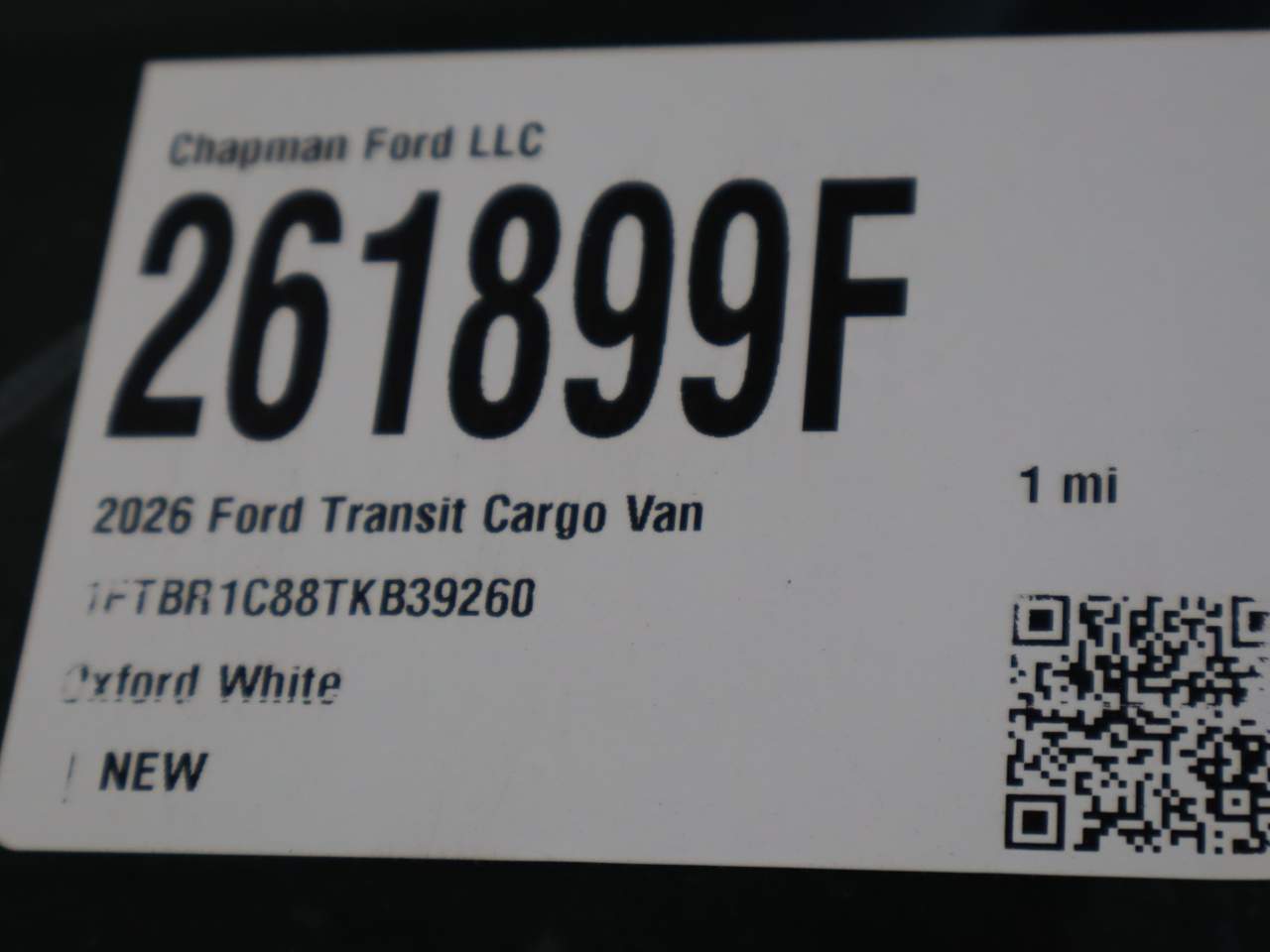 2026 Ford Transit 250