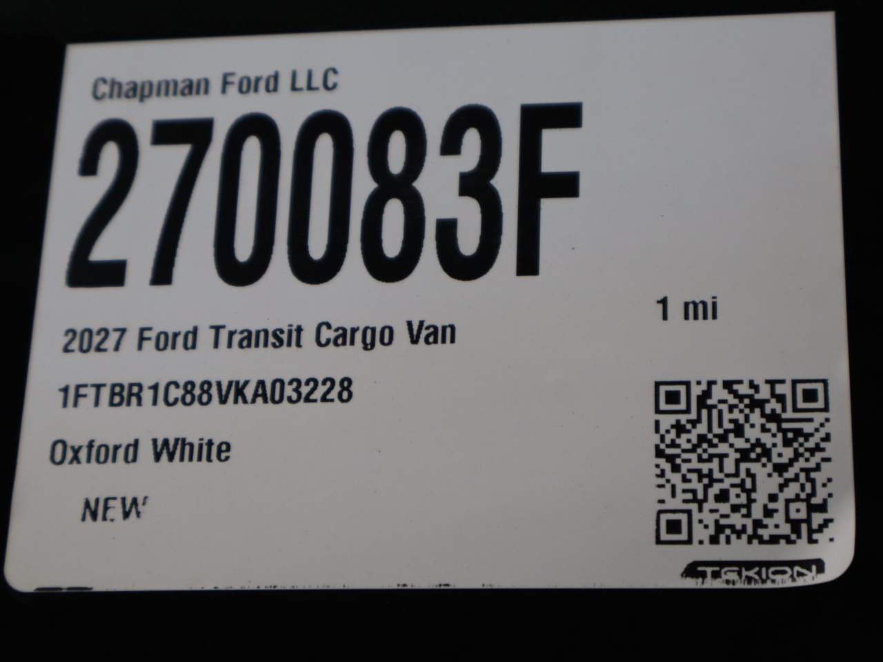2027 Ford Transit 250