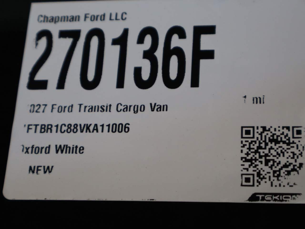 2027 Ford Transit 250