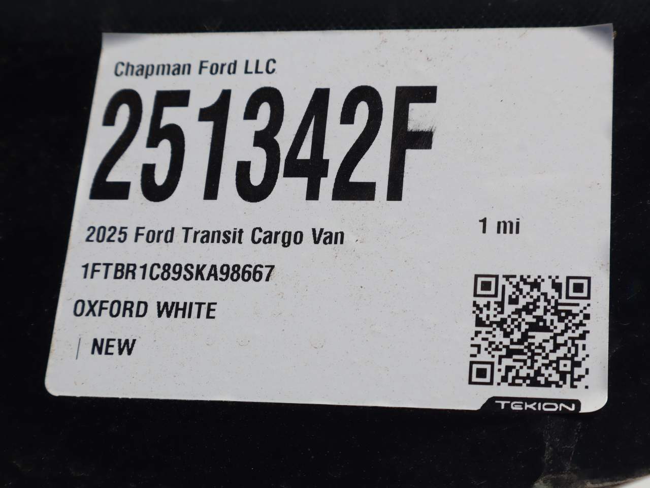 2025 Ford Transit 250