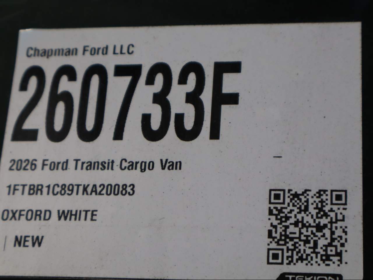 2026 Ford Transit 250