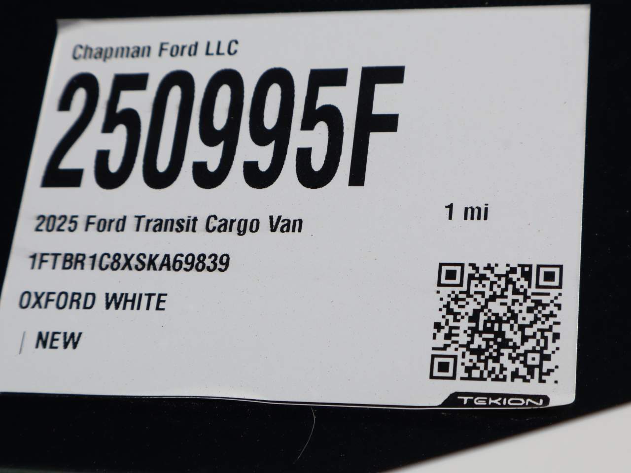 2025 Ford Transit 250