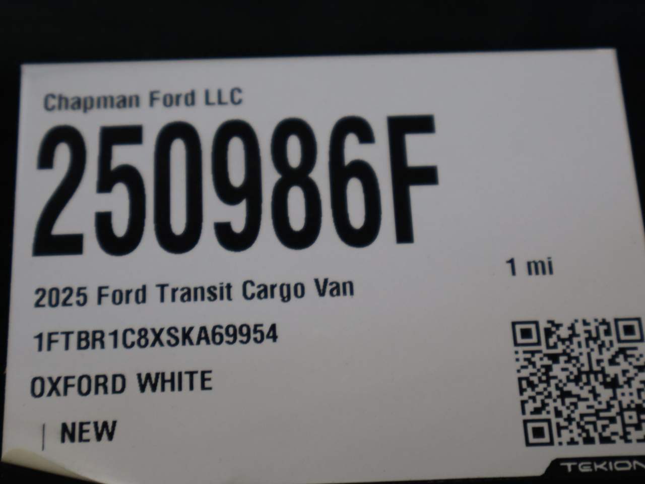 2025 Ford Transit 250