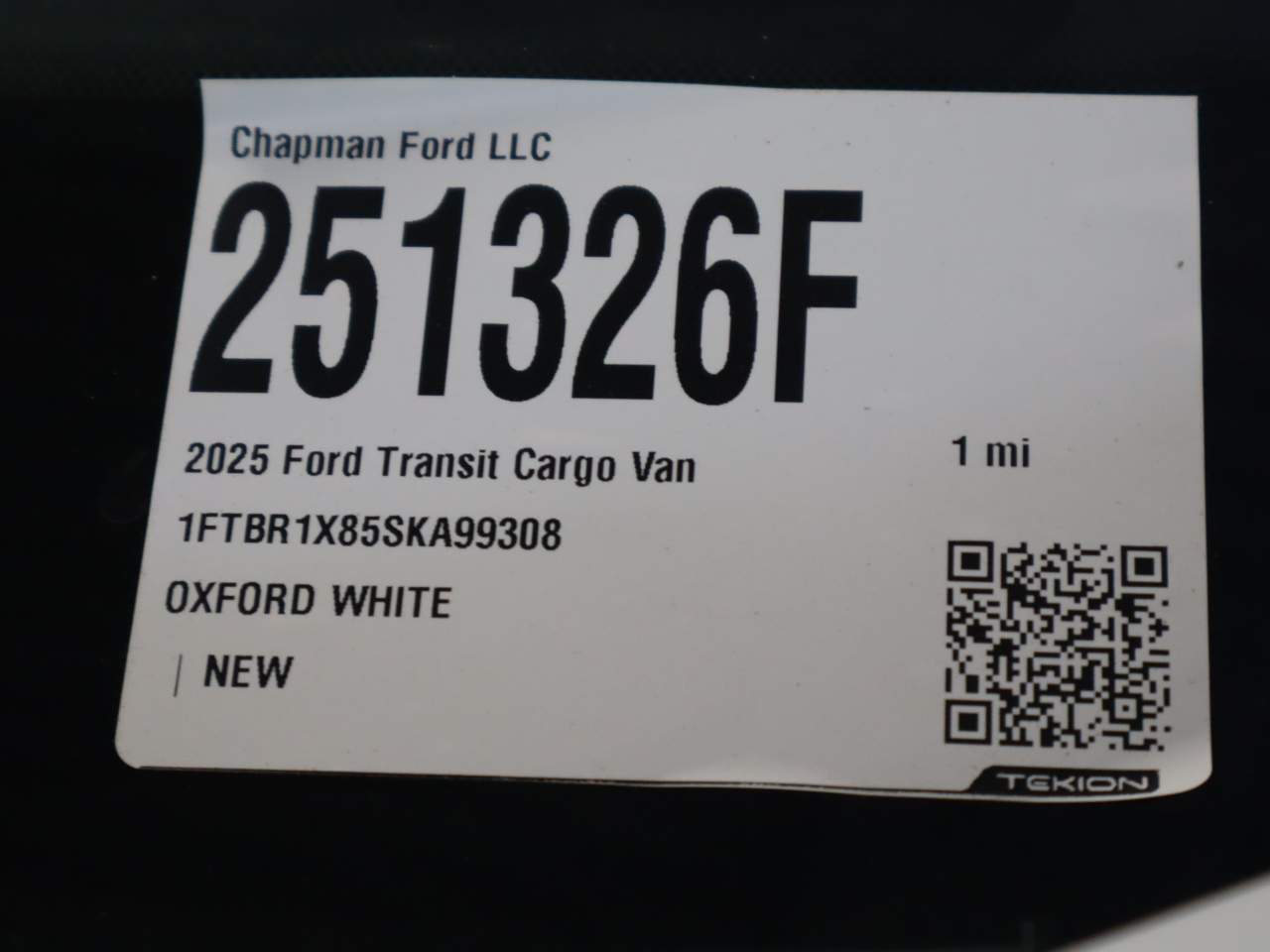 2025 Ford Transit 250