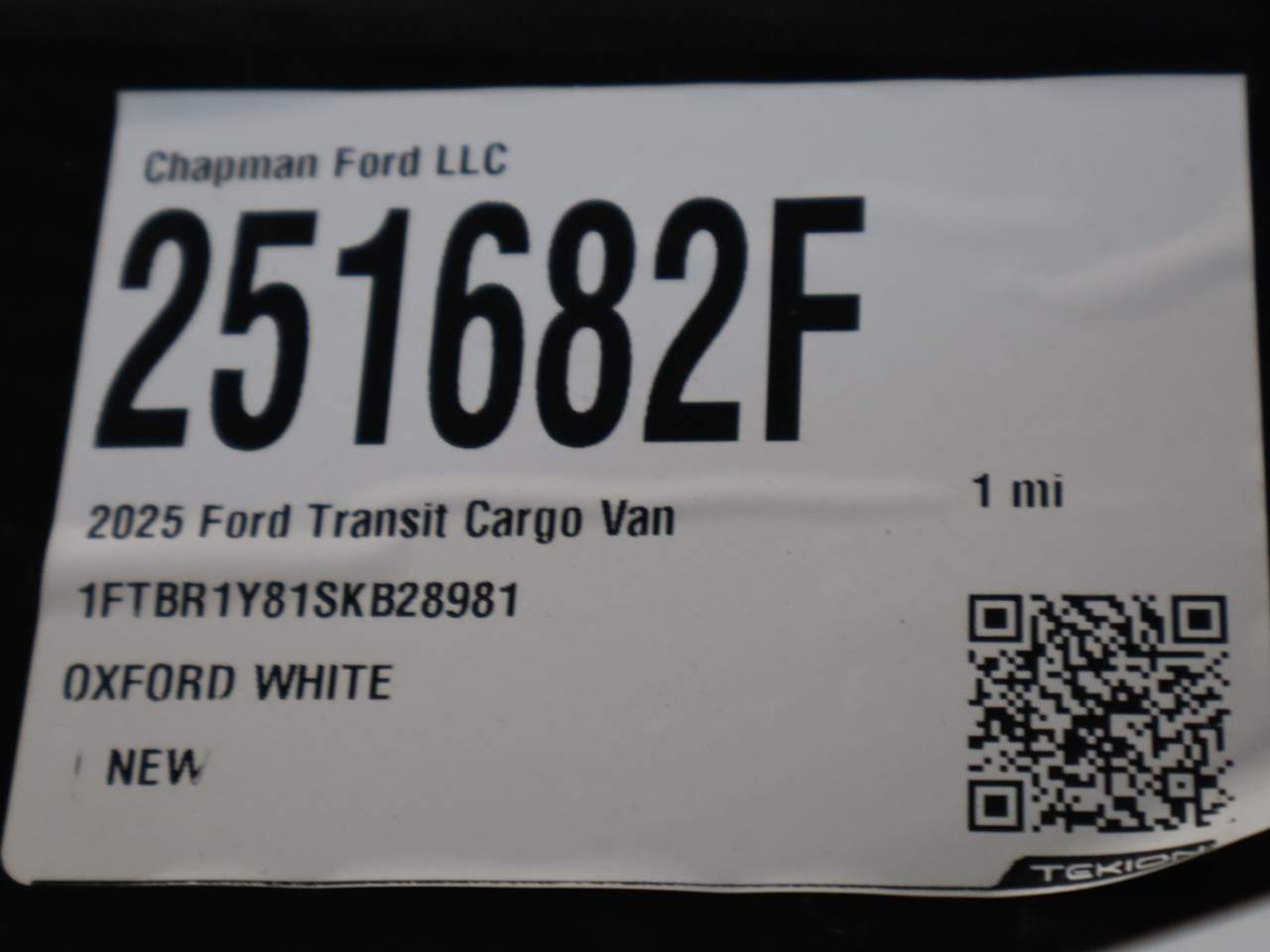 2025 Ford Transit 250