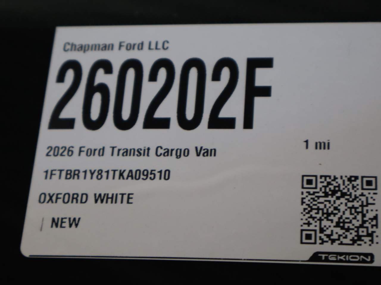 2026 Ford Transit 250