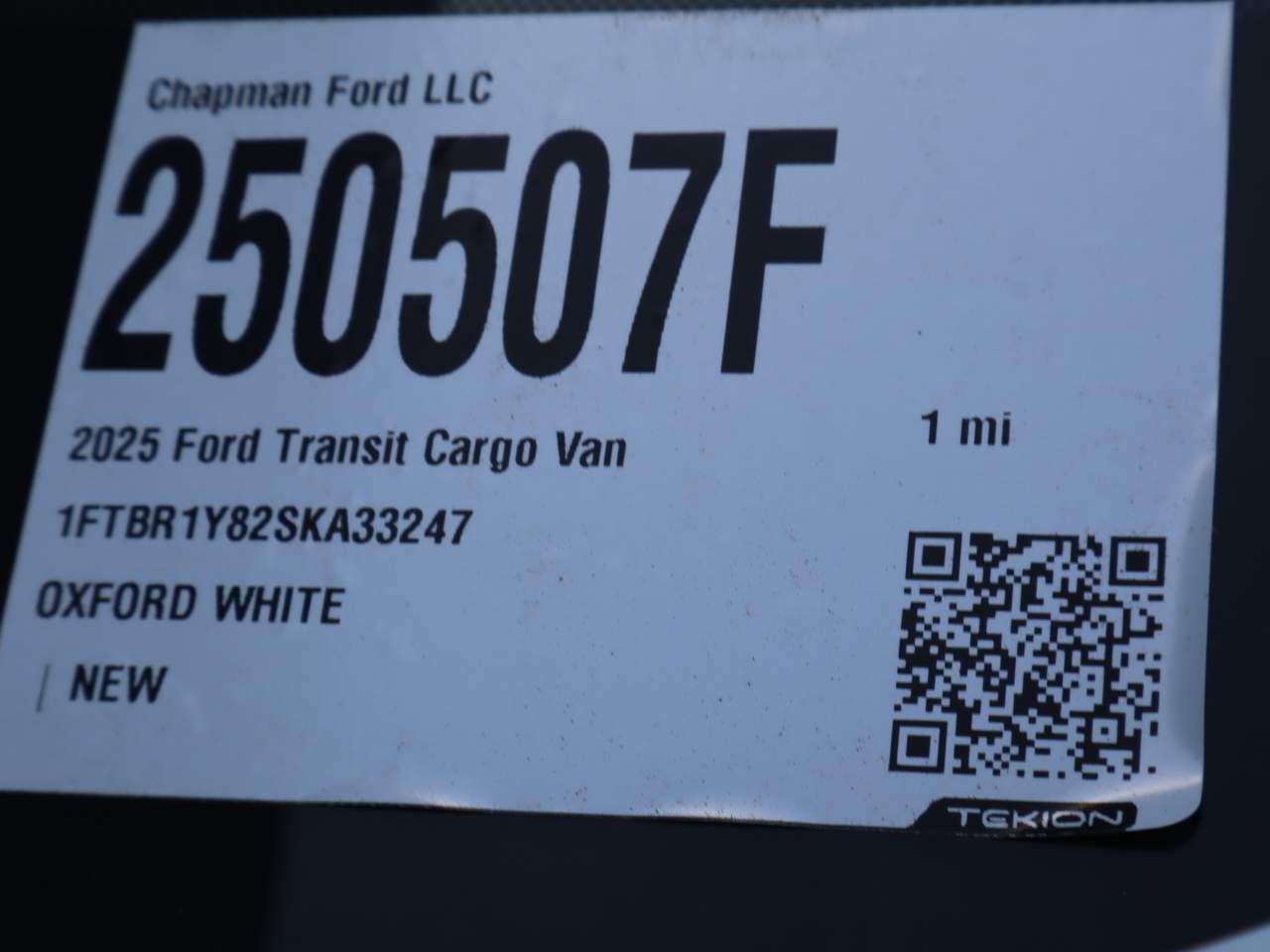 2025 Ford Transit 250