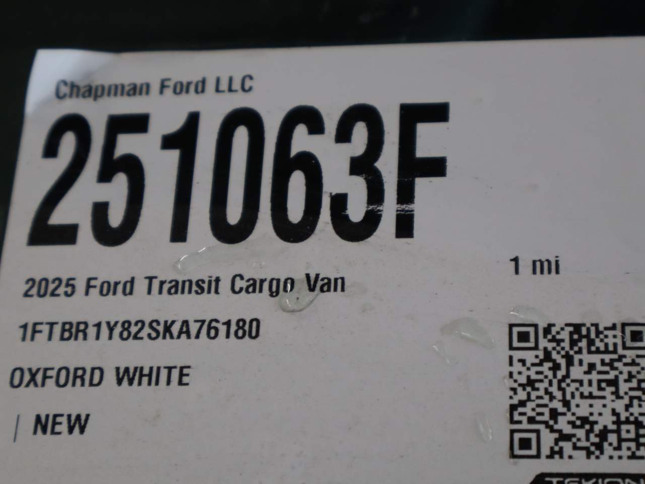 2025 Ford Transit 250