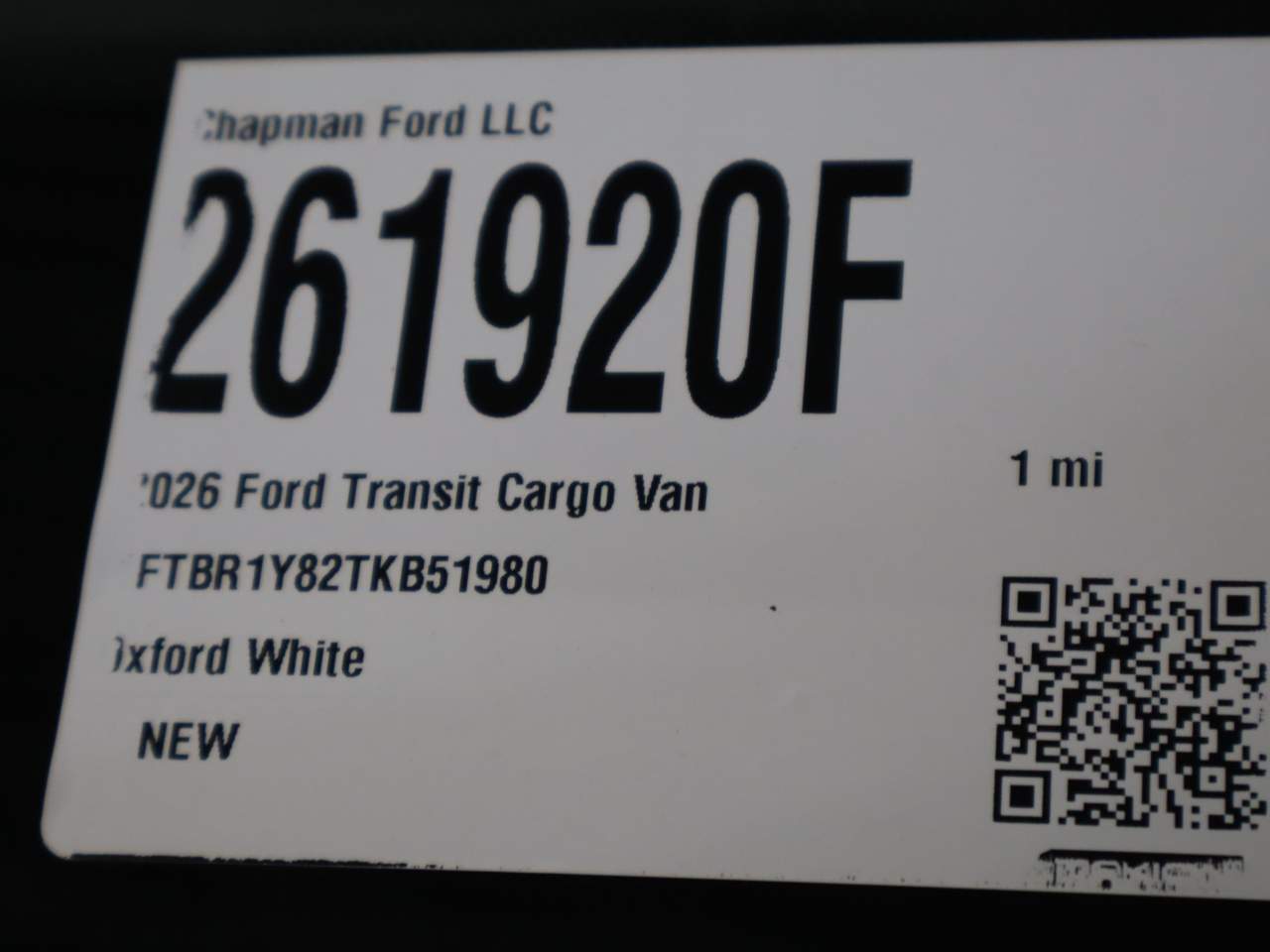 2026 Ford Transit 250