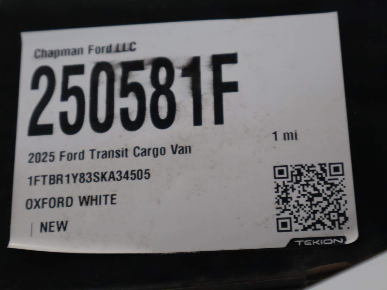 2025 Ford Transit 250