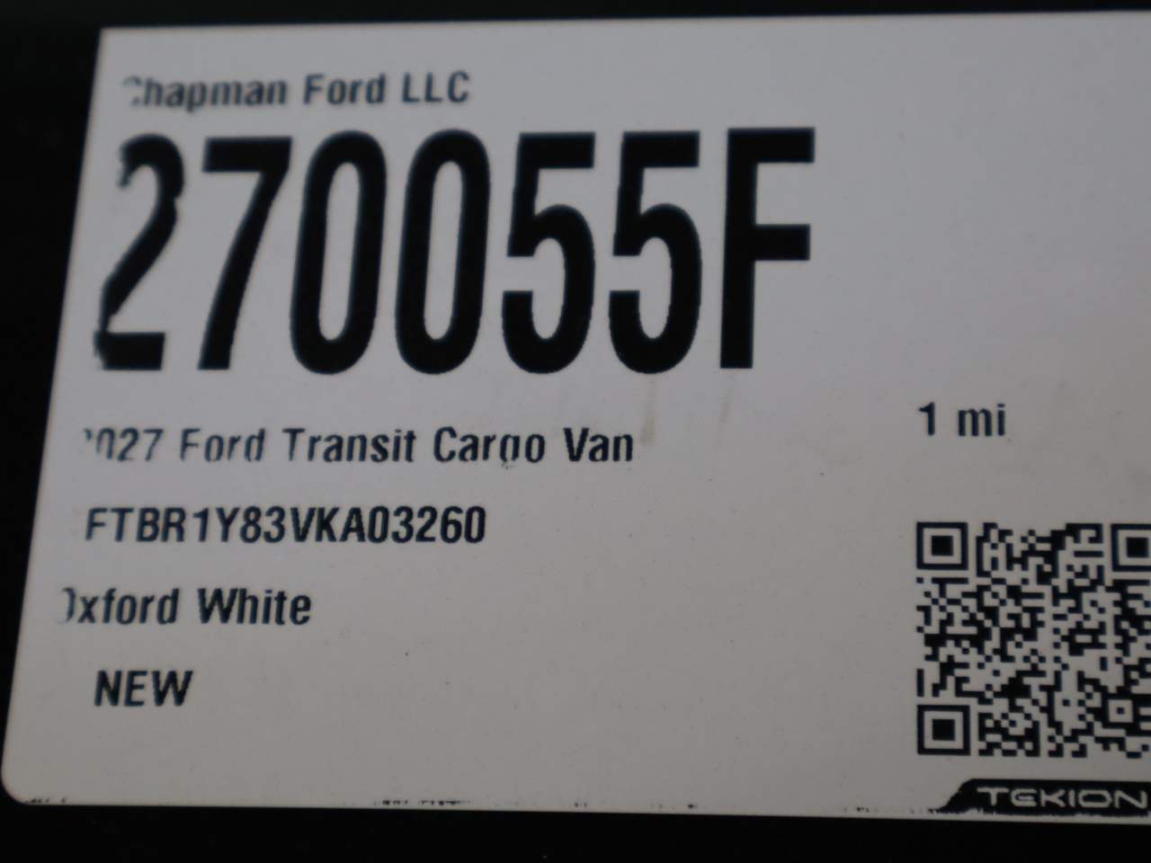 2027 Ford Transit 250