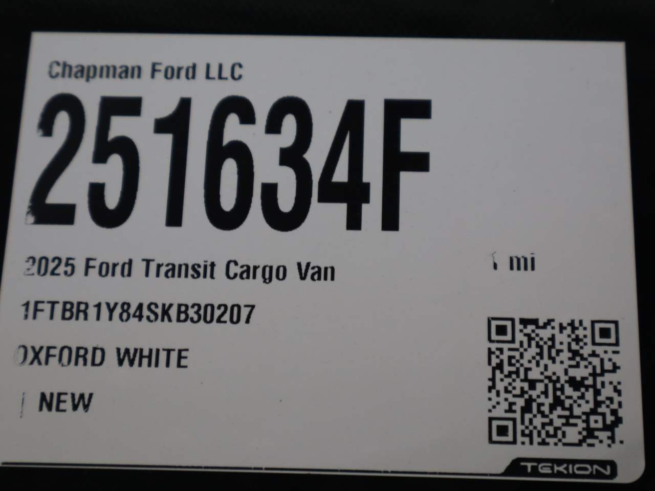 2025 Ford Transit 250