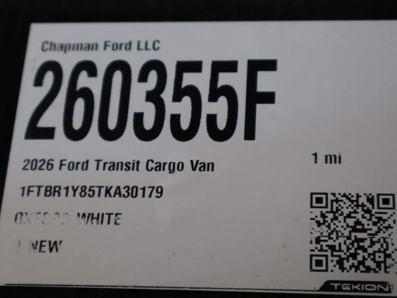 2026 Ford Transit 250