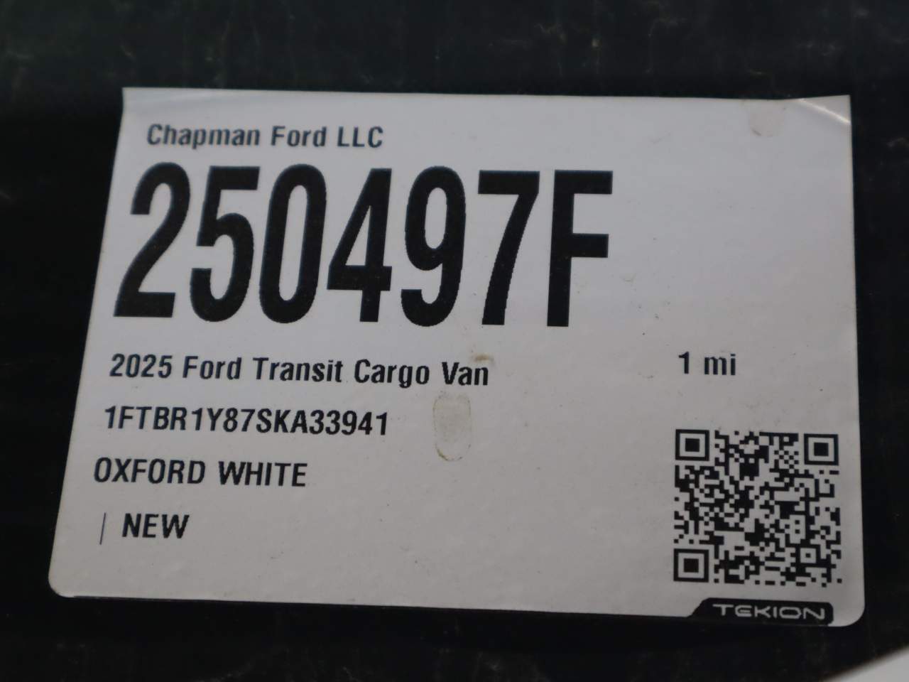 2025 Ford Transit 250