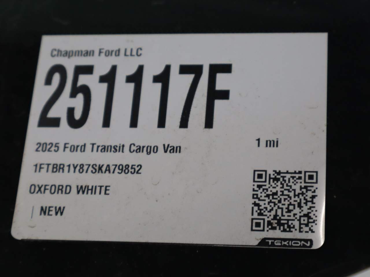 2025 Ford Transit 250