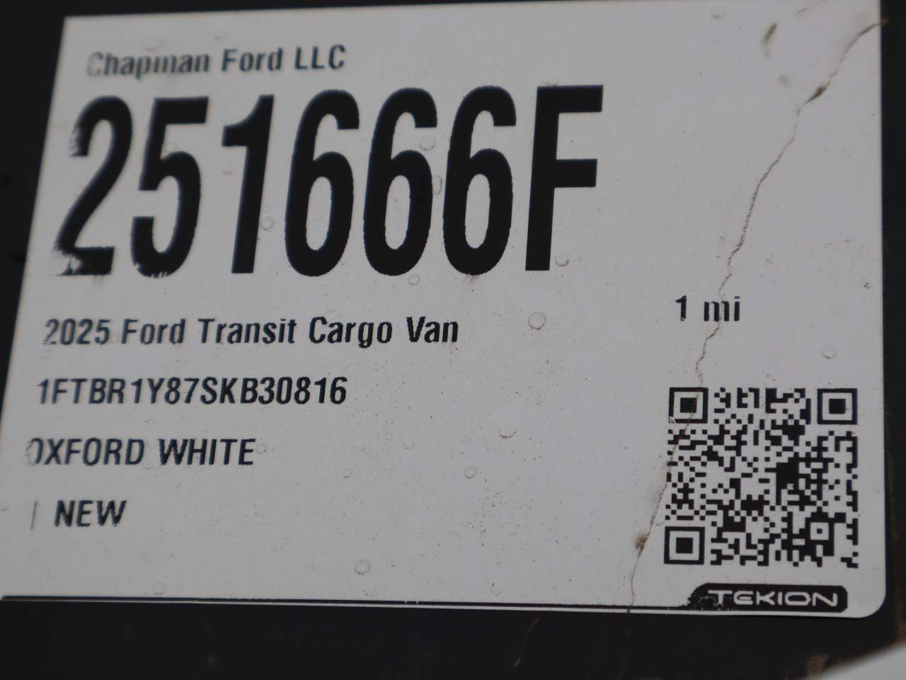 2025 Ford Transit 250